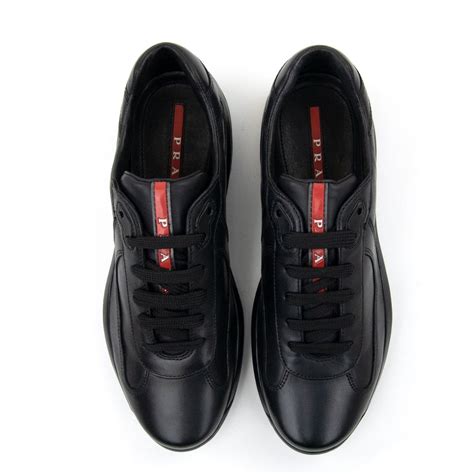 prada training|men's black Prada trainers.